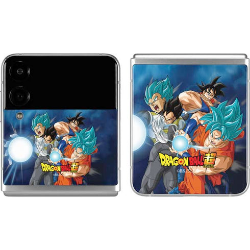 Dragon Ball Super Goku Vegeta Super Ball Galaxy Z Flip4 5G Skin